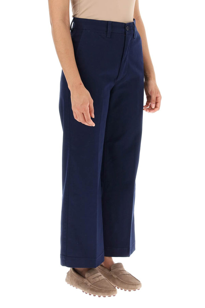 Wide Leg Chino Pants - Polo Ralph Lauren - Women