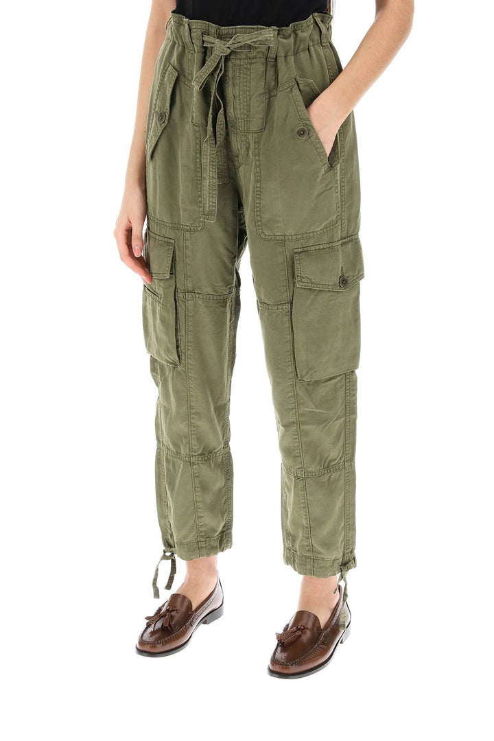 Lyocell Drawstring Cargo Pants - Polo Ralph Lauren - Women