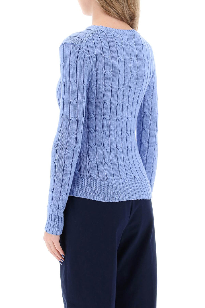 Cable Knit Cotton Sweater - Polo Ralph Lauren - Women