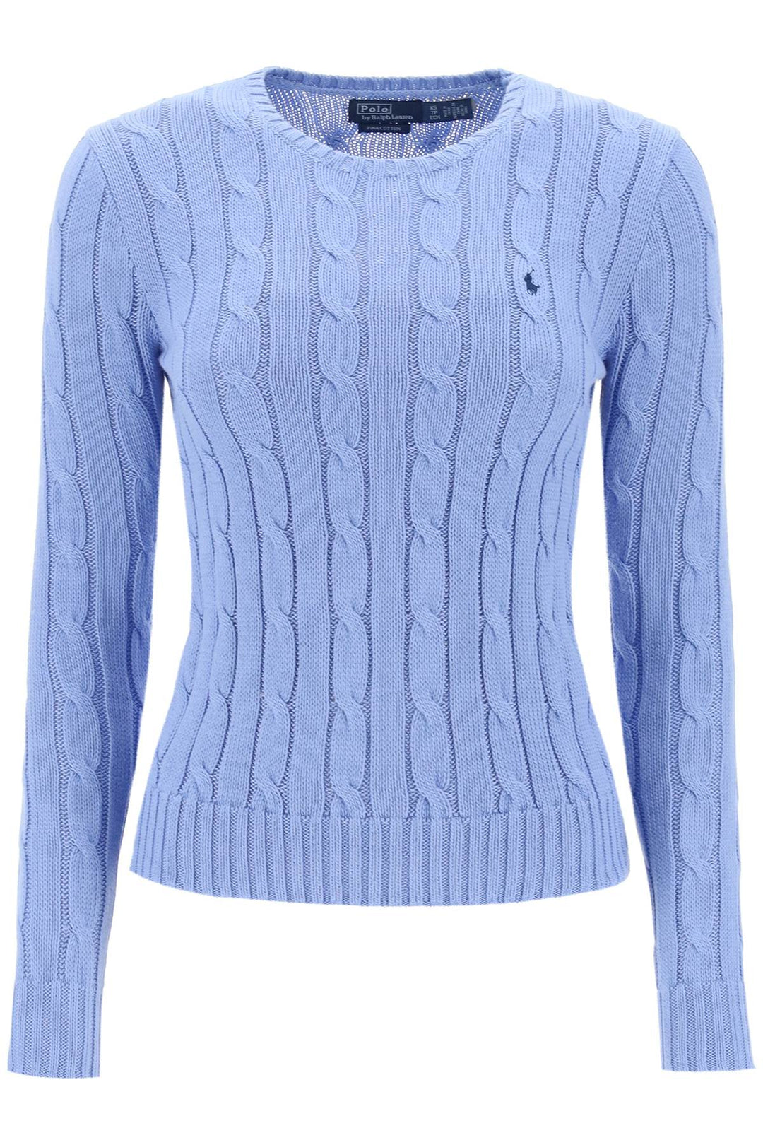 Cable Knit Cotton Sweater - Polo Ralph Lauren - Women