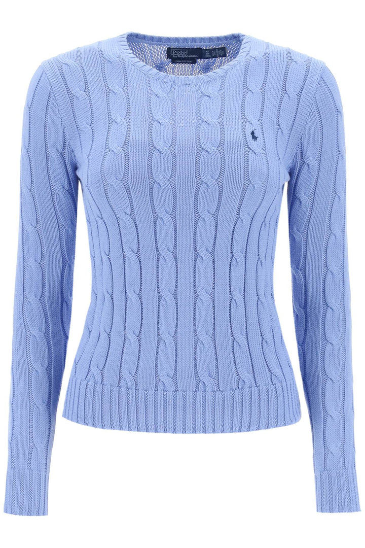 Cable Knit Cotton Sweater - Polo Ralph Lauren - Women