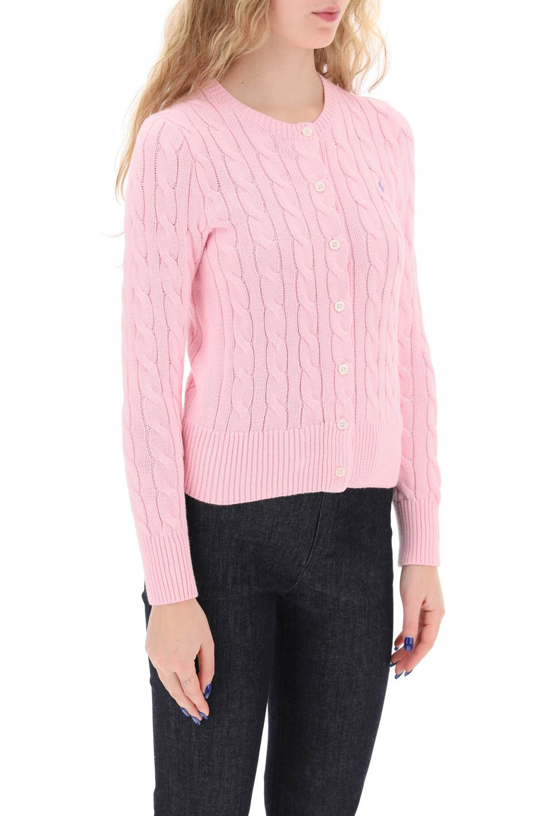 Cable Knit Cotton Cardigan - Polo Ralph Lauren - Women