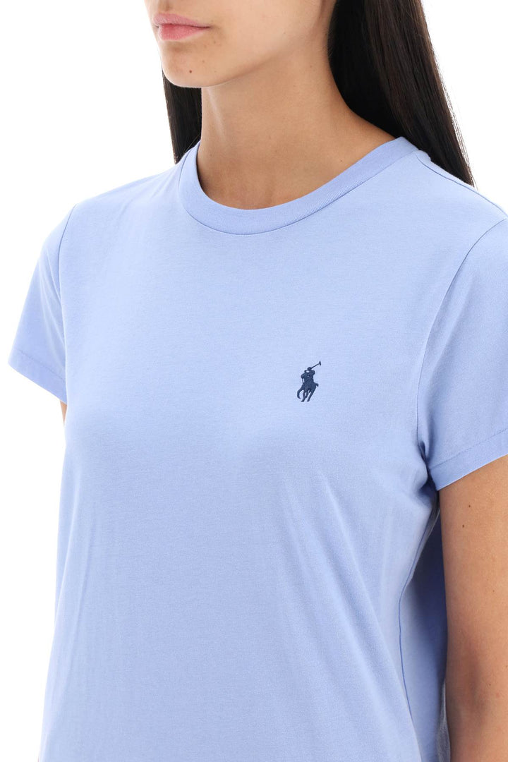 Logo Embroidered Regular T Shirt - Polo Ralph Lauren - Women