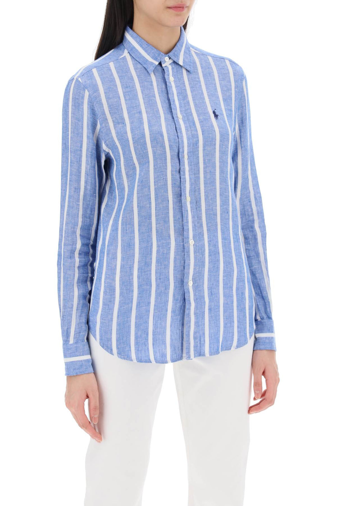 Relaxed Fit Linen Shirt - Polo Ralph Lauren - Women