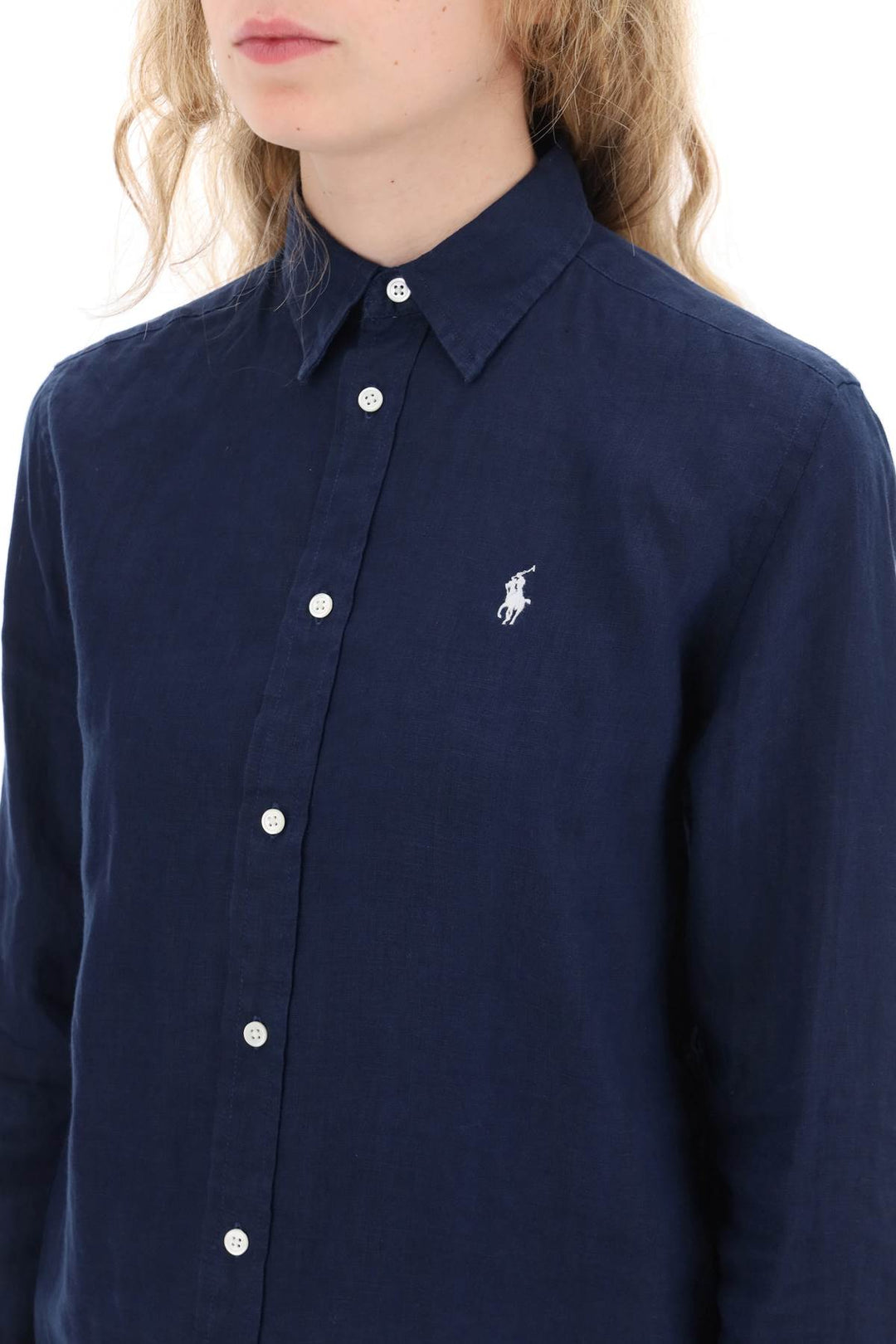 Relaxed Fit Linen Shirt - Polo Ralph Lauren - Women