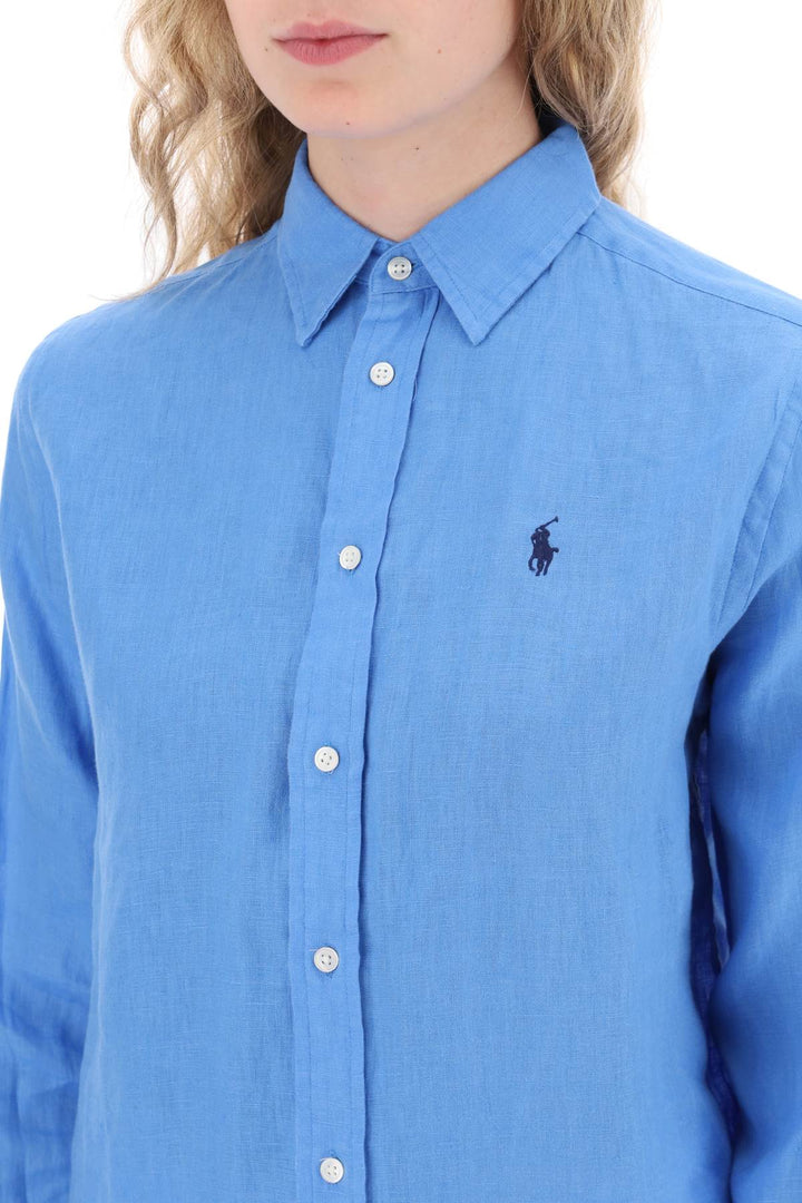 Relaxed Fit Linen Shirt - Polo Ralph Lauren - Women