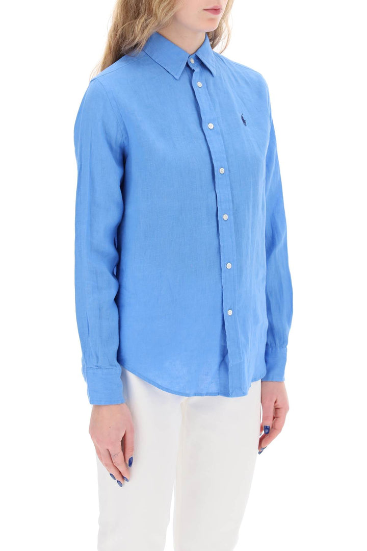 Relaxed Fit Linen Shirt - Polo Ralph Lauren - Women