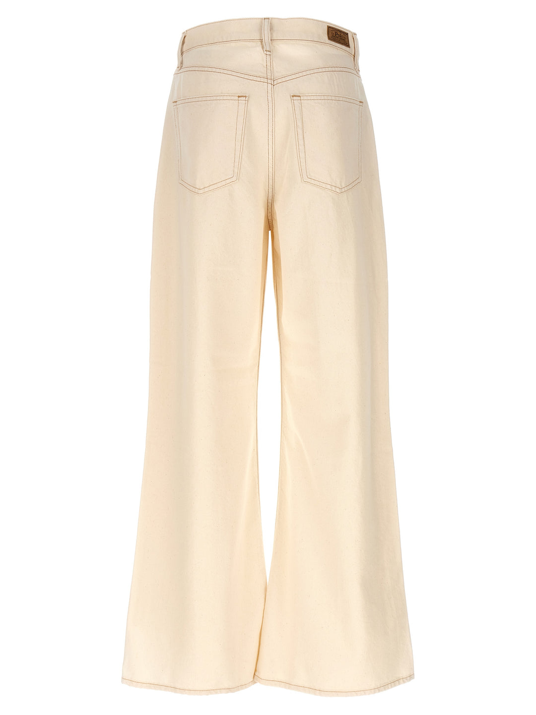 Flared Jeans Beige