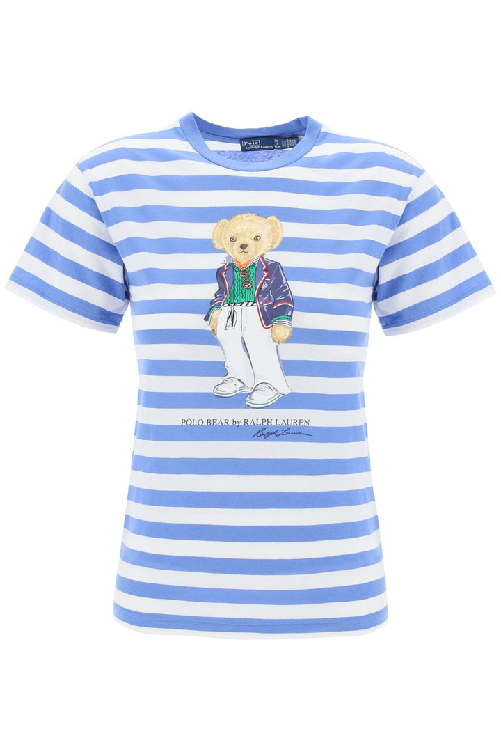 Polo Bear Striped T Shirt - Polo Ralph Lauren - Women