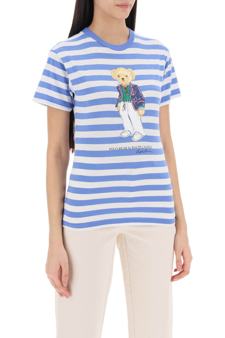 Polo Bear Striped T Shirt - Polo Ralph Lauren - Women