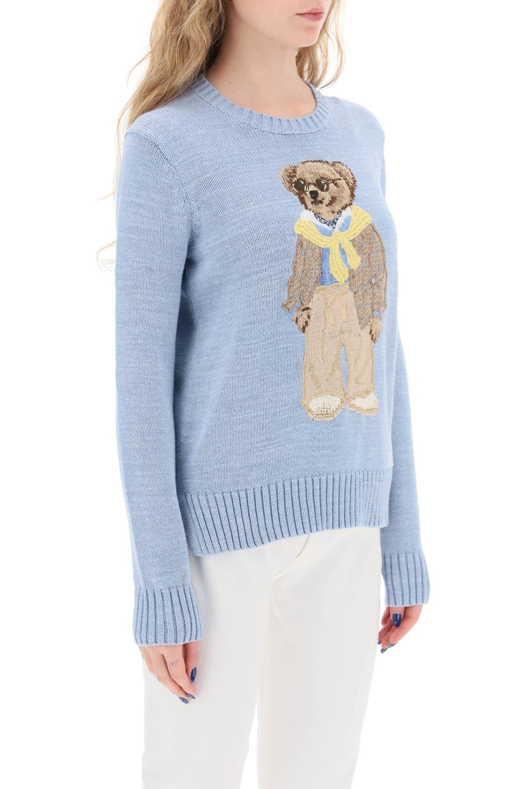 Polo Bear Cotton Sweater - Polo Ralph Lauren - Women