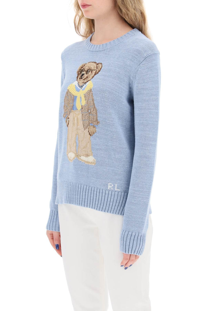 Polo Bear Cotton Sweater - Polo Ralph Lauren - Women