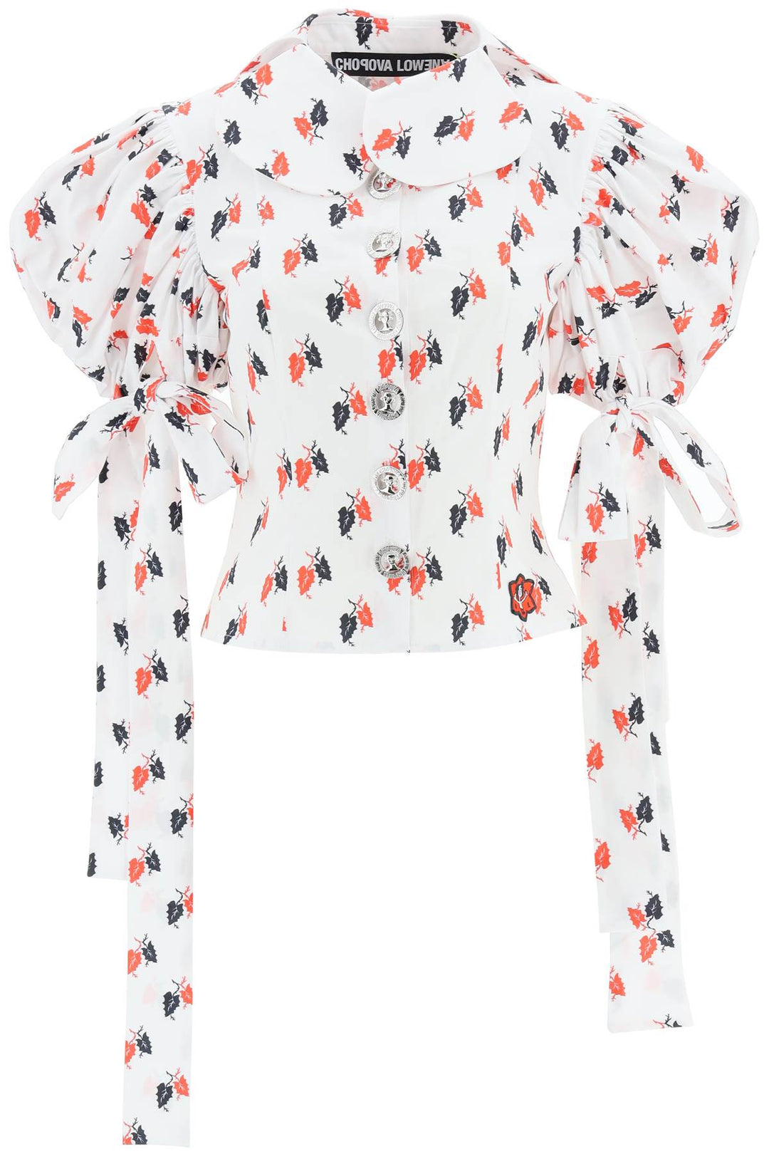 Canina Printed Shirt In Organic Cotton - Chopova Lowena - Women