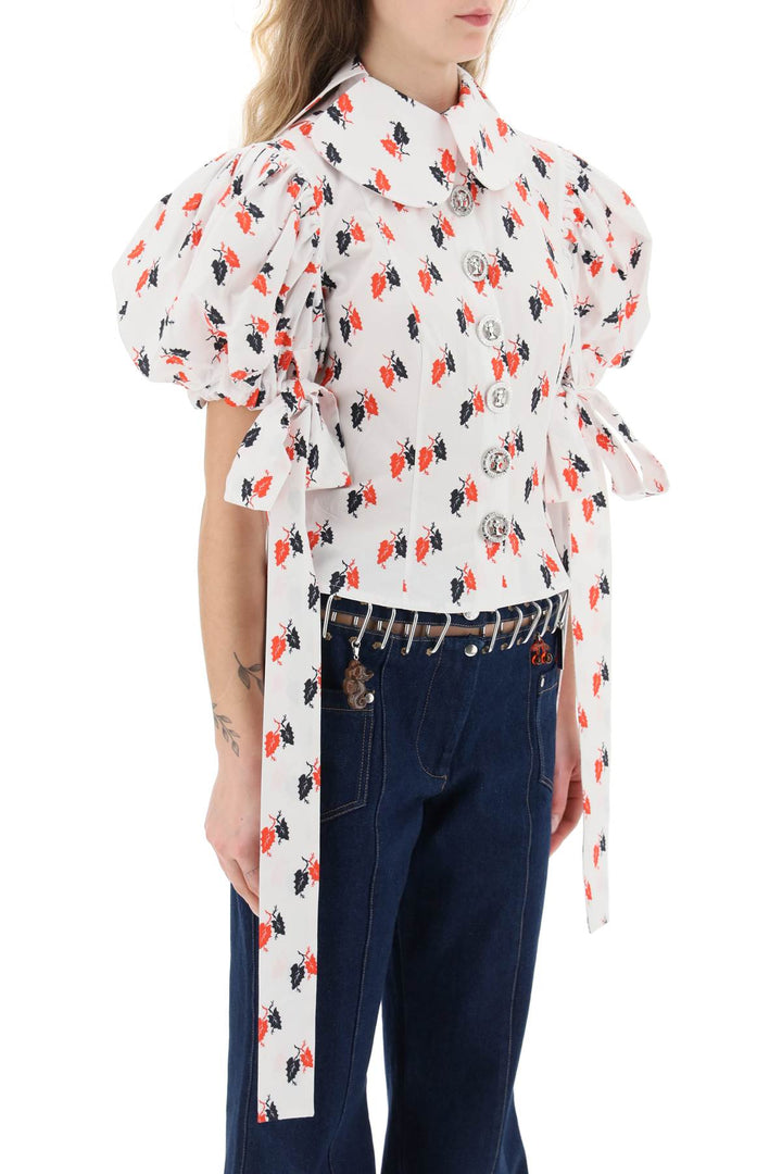 Canina Printed Shirt In Organic Cotton - Chopova Lowena - Women