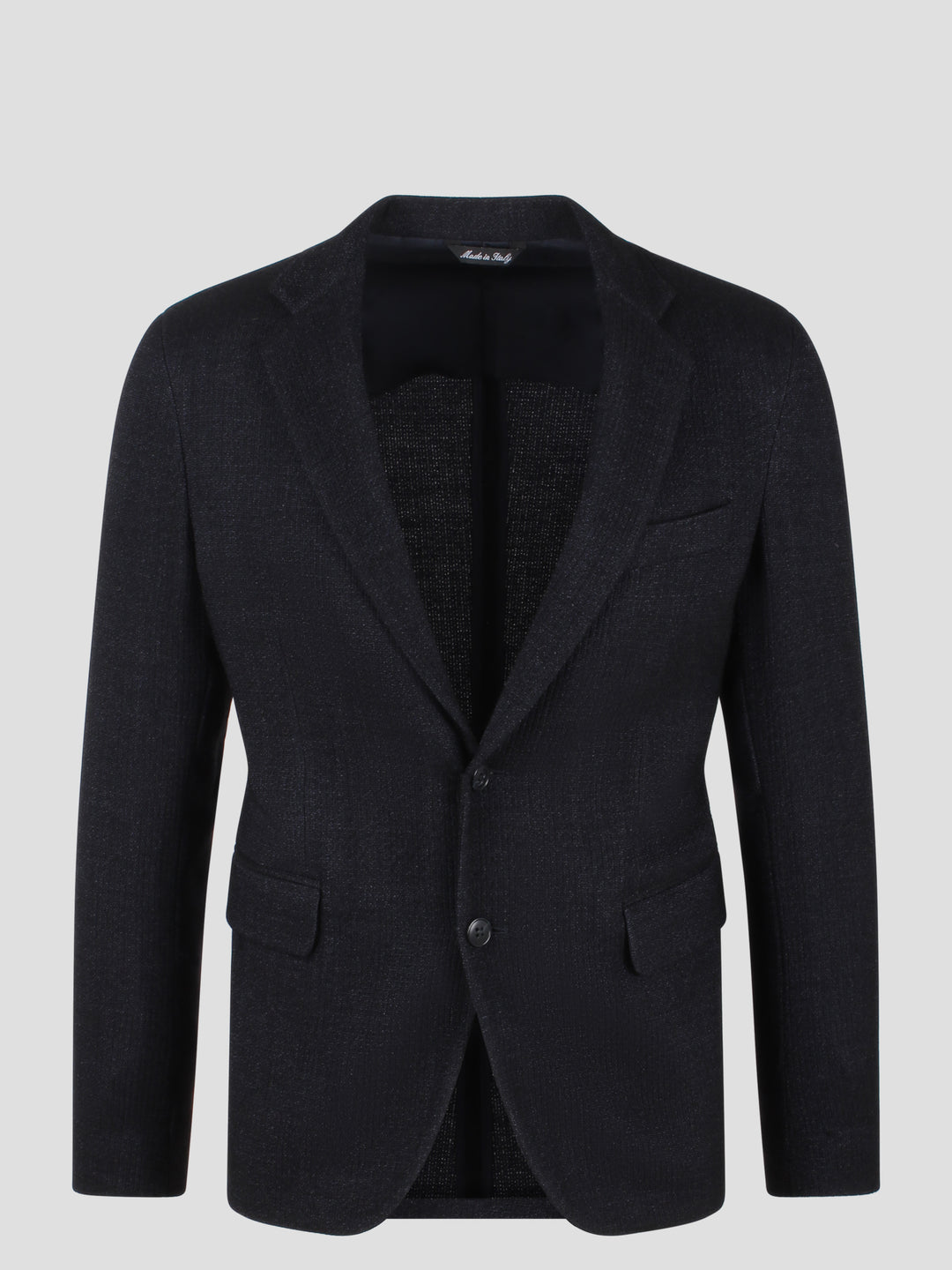 Viscose knit single breasted blazer