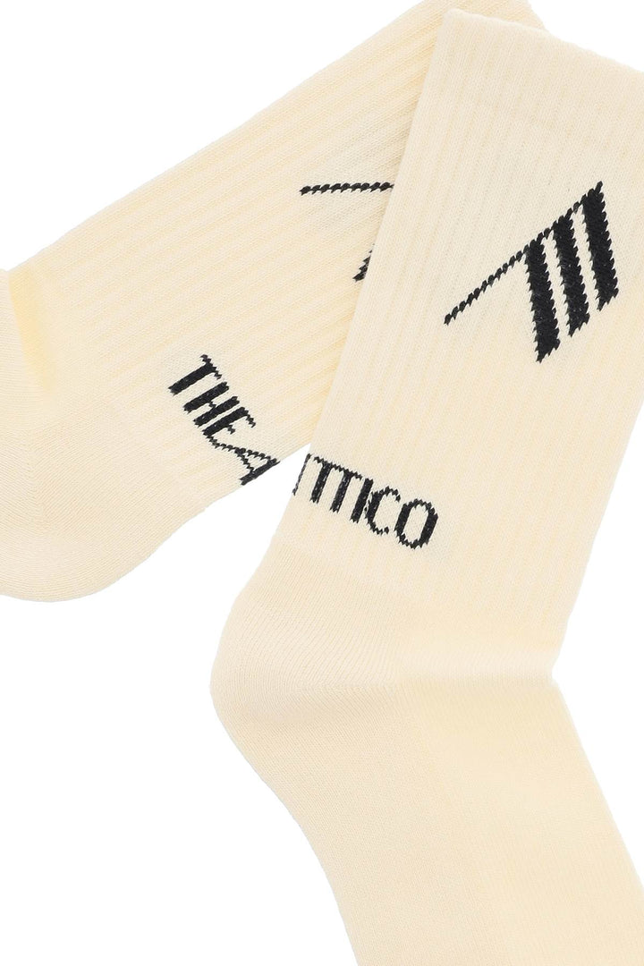 Logo Short Sports Socks - The Attico - Women