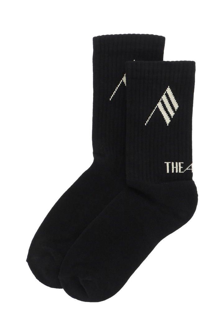 Logo Shorts Sports Socks - The Attico - Women