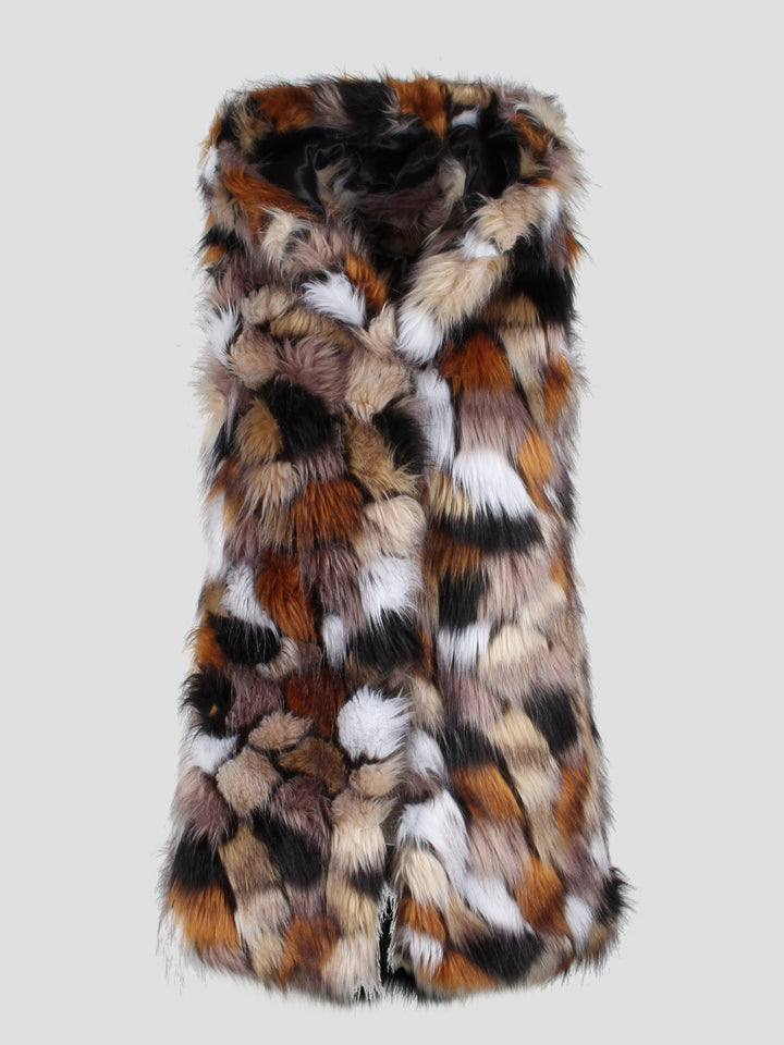 Eco fur gilet