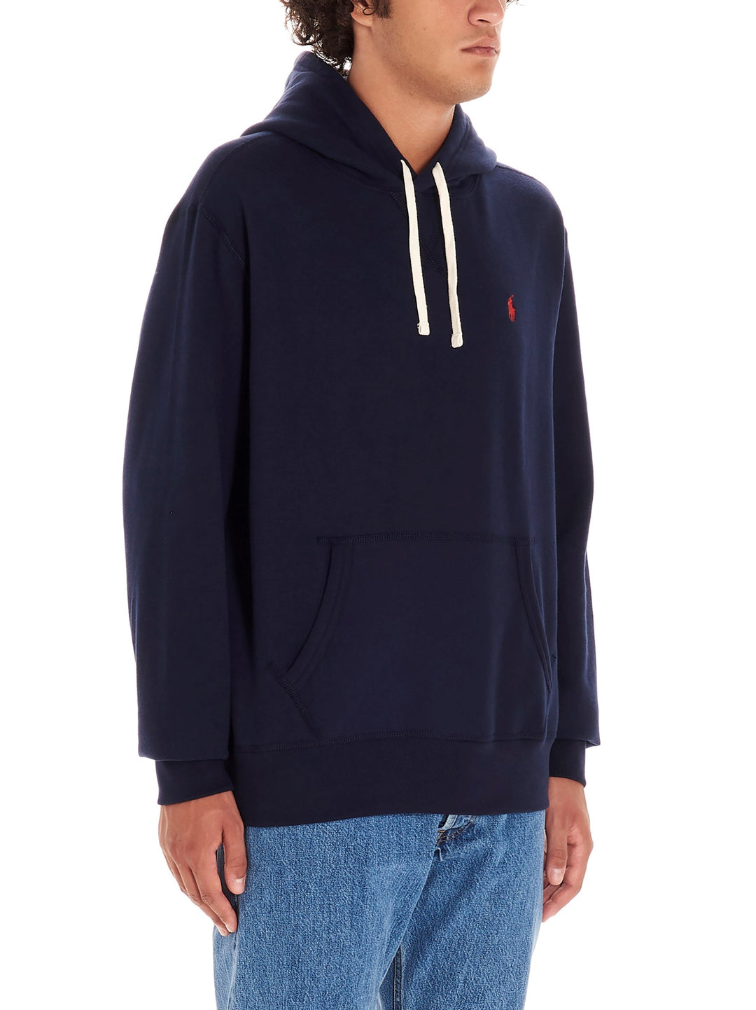 Logo Hoodie Sweatshirt Blue