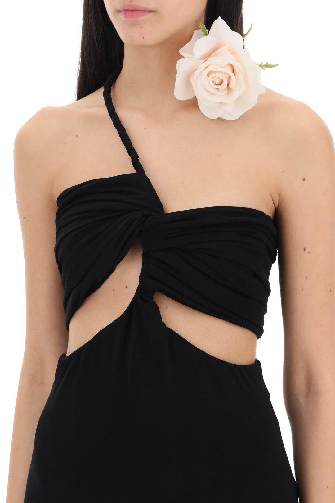 Cut Out Dress With Rose Appliqué - Magda Butrym - Women