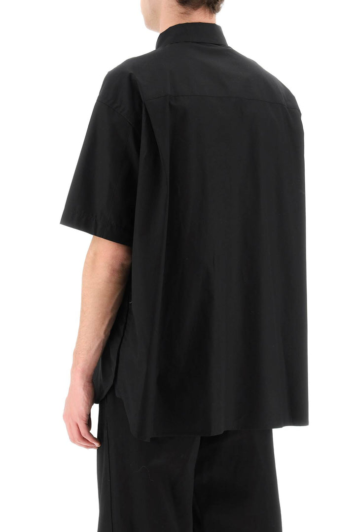 Short Sleeved Poplin Shirt - Sacai - Men