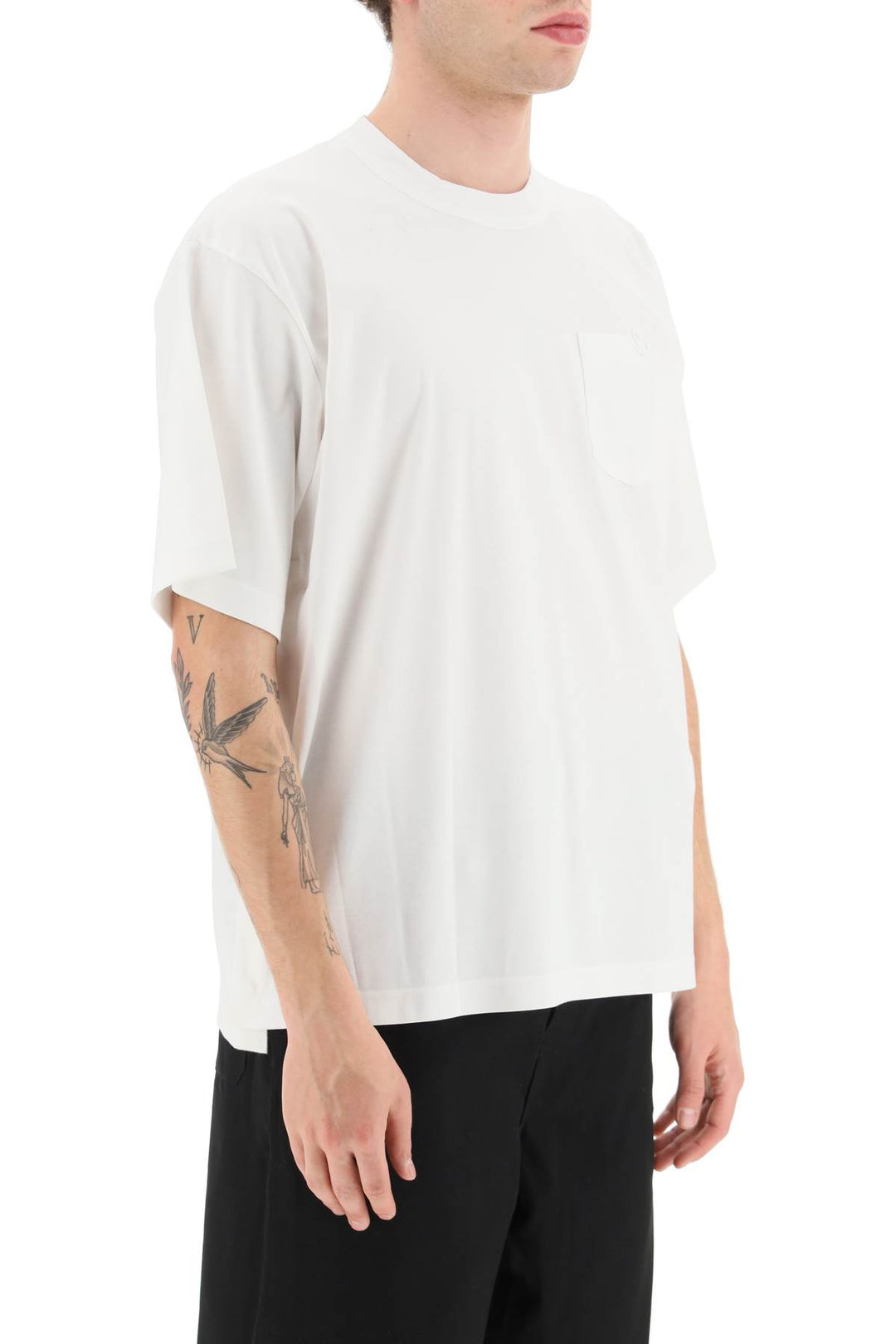 Oversized T Shirt With Chest Pocket - Sacai - Men