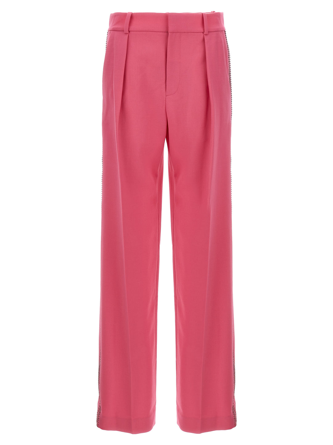 Crystal Embellished Pants Fuchsia