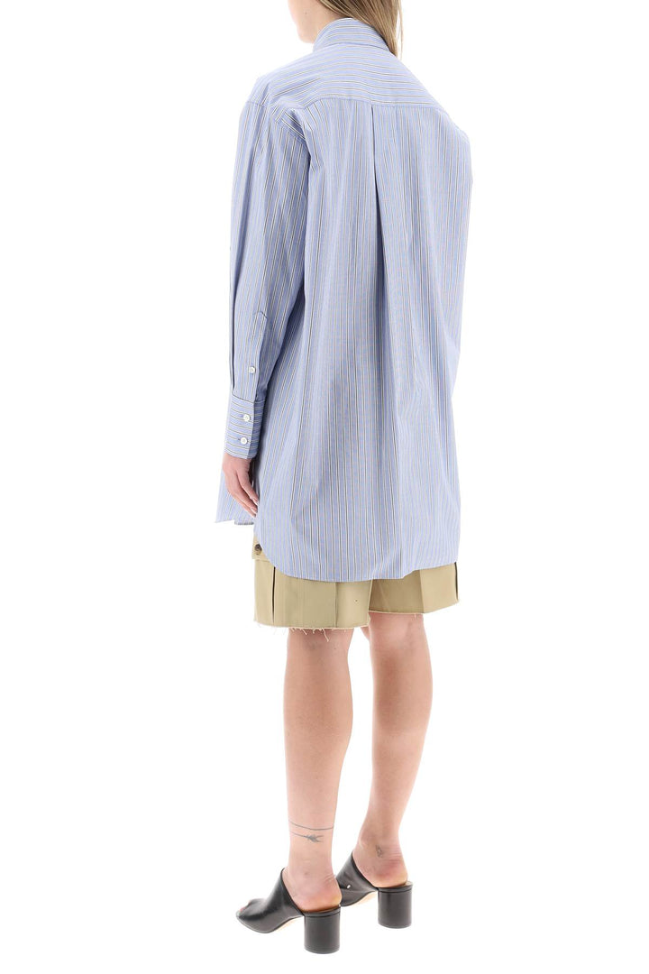 Striped Cotton Poplin Shirt - Sacai - Women