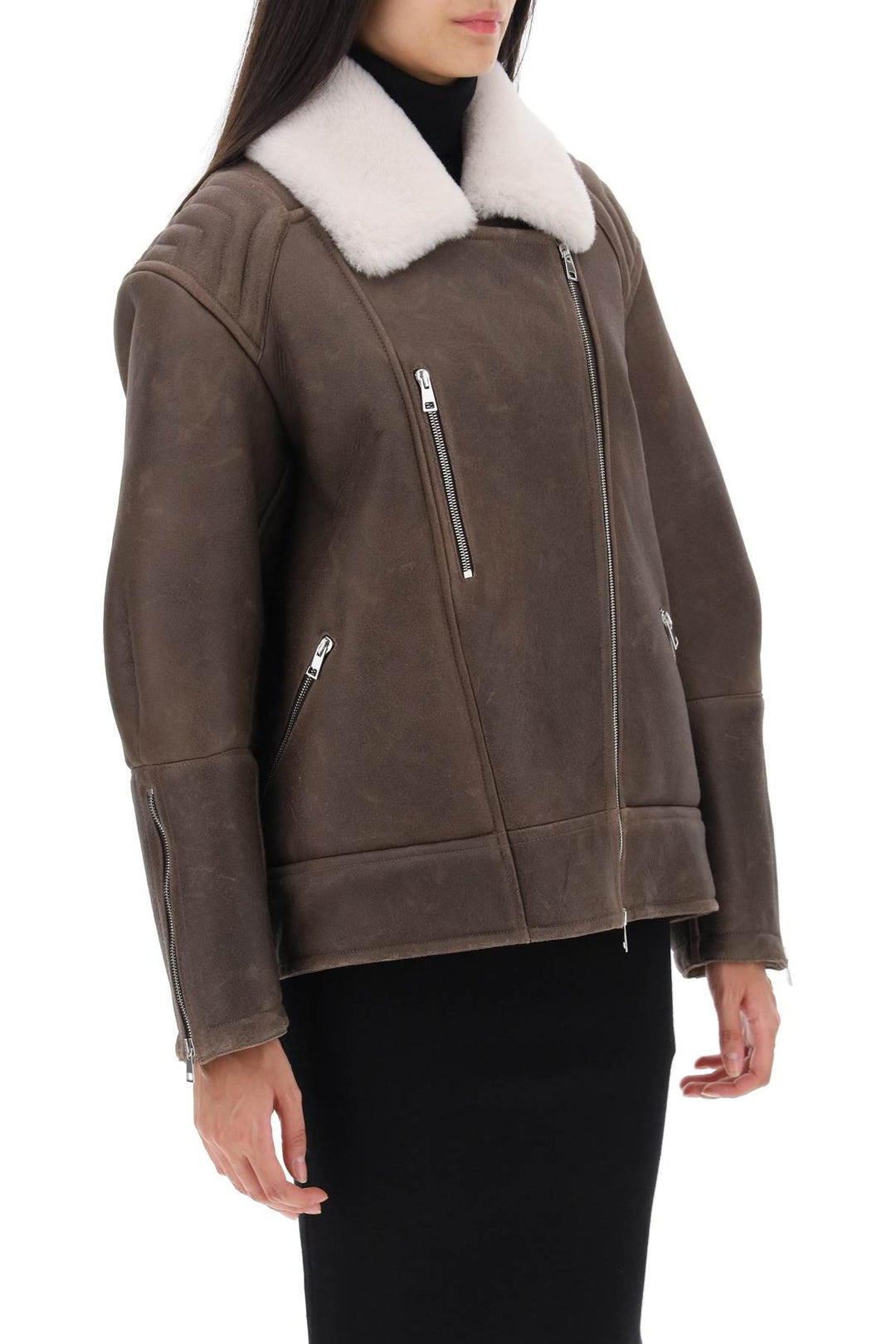 Shearling Jacket - Blancha - Women