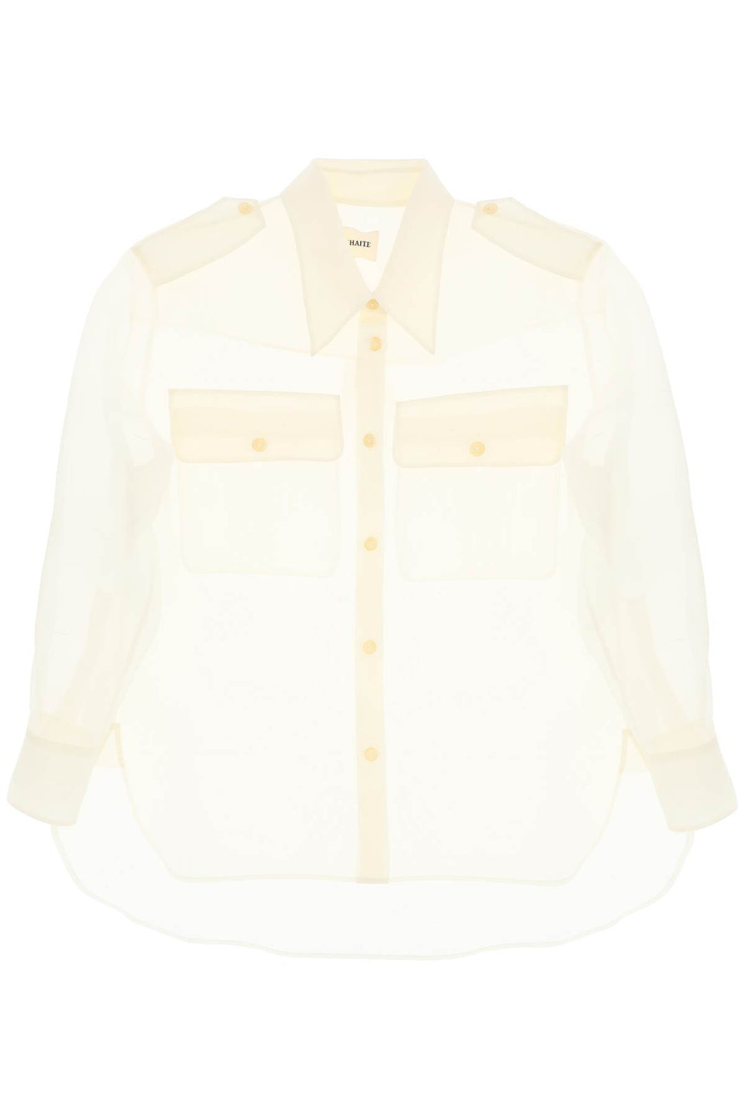 Missa Oversized Organza Shirt - Khaite - Women