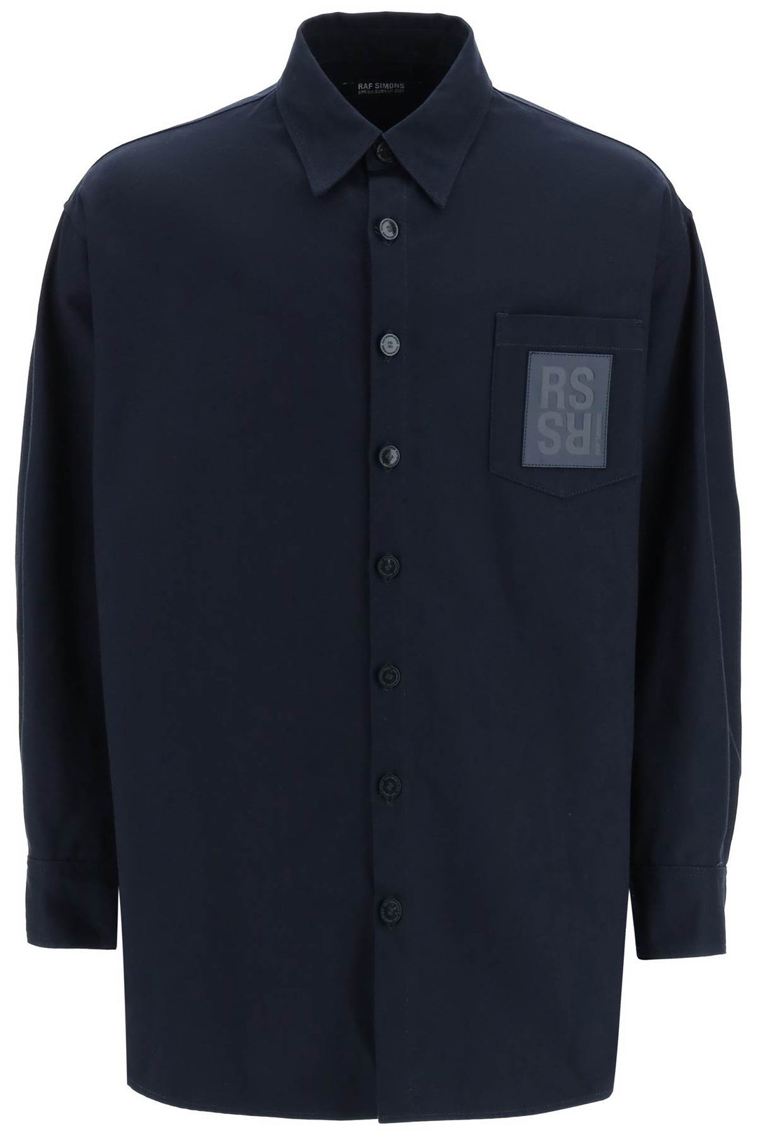 Logo Patch Oversized Shirt - Raf Simons - Men