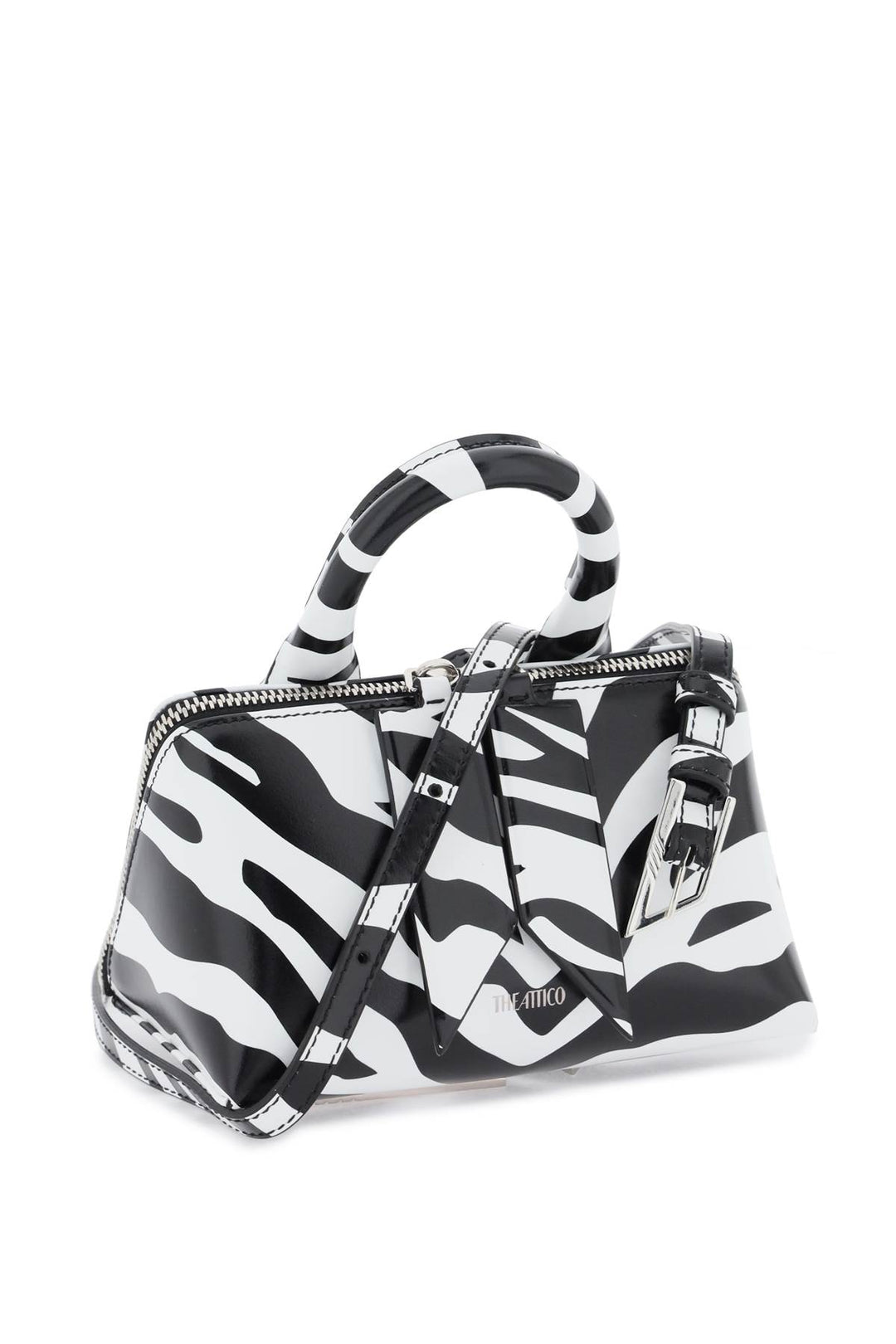 Zembra Printed Leather Friday Mini Bag - The Attico - Women