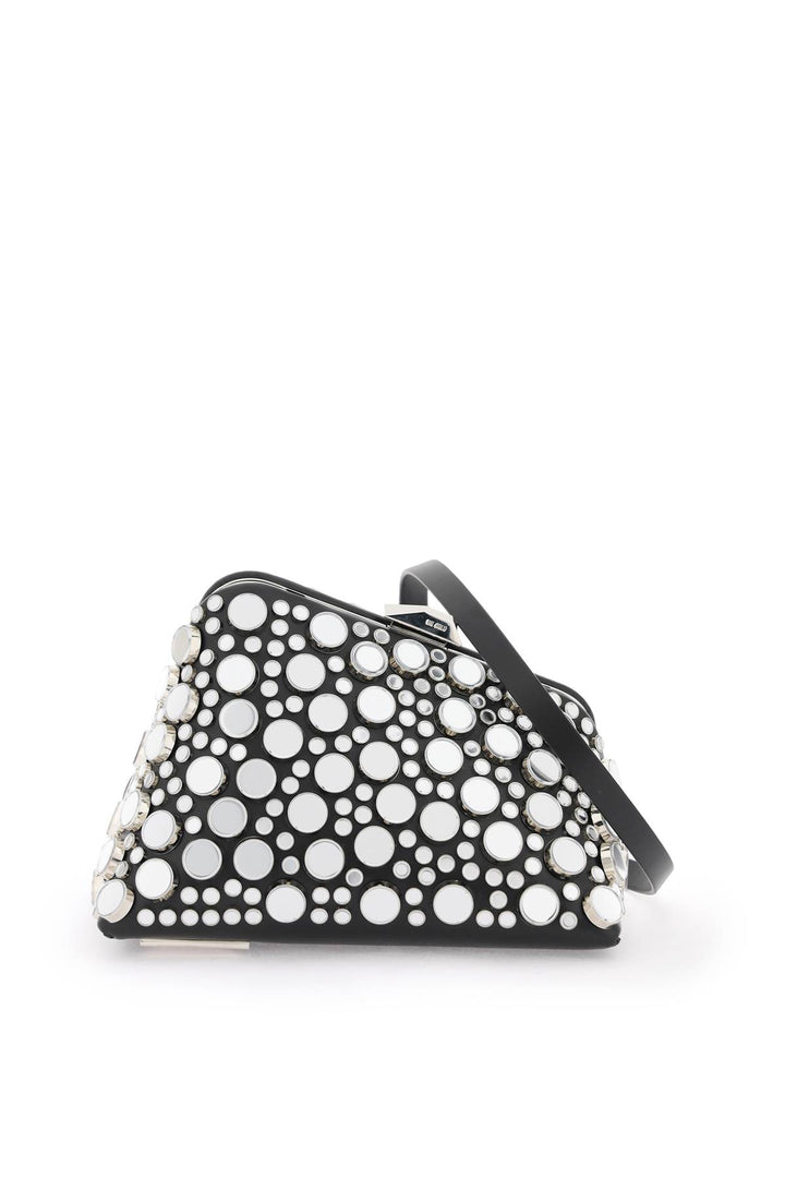 Mini Midnight Clutch With Mirrored Studs - The Attico - Women