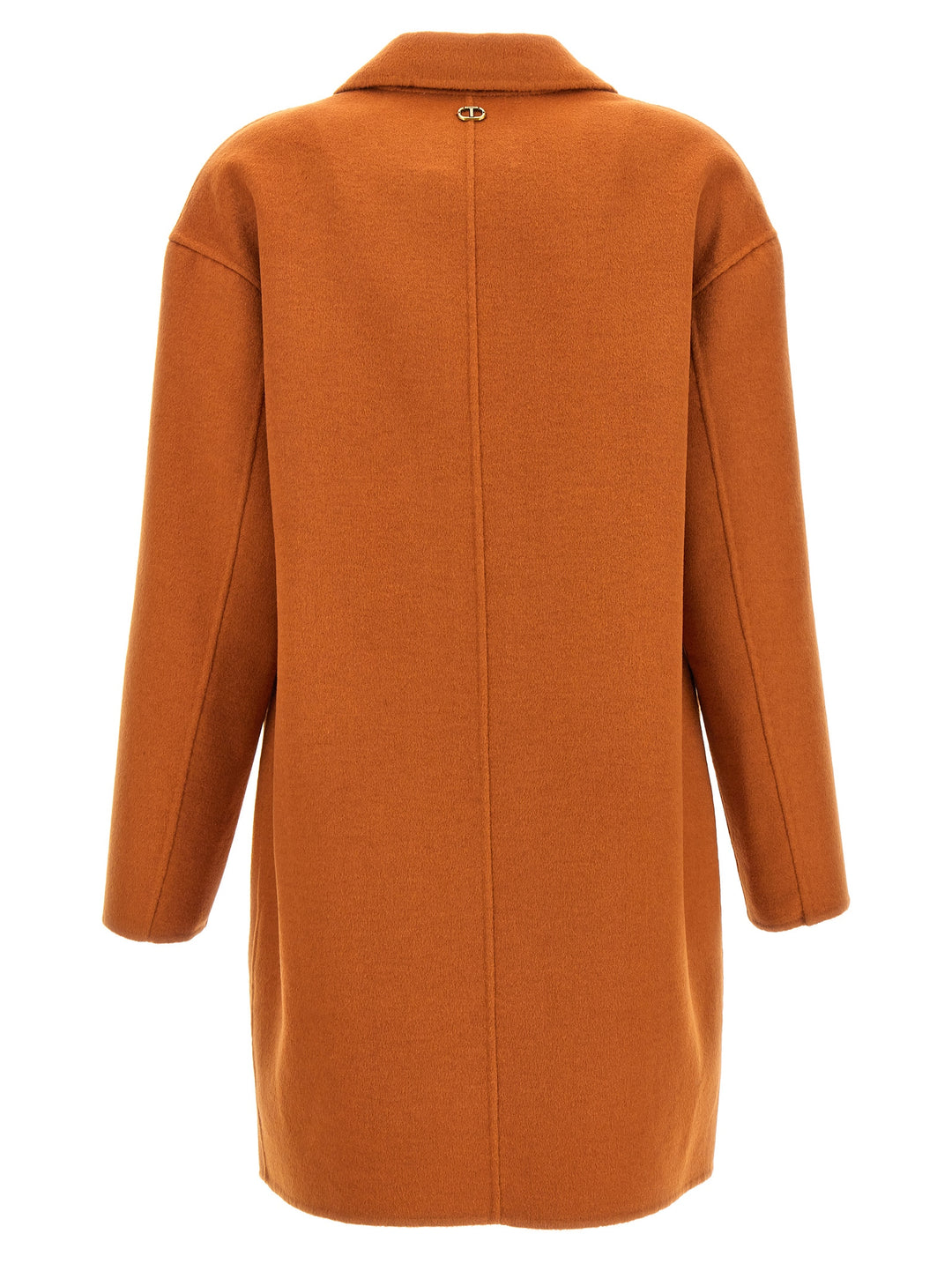 Single Breast Coat Coats, Trench Coats Orange