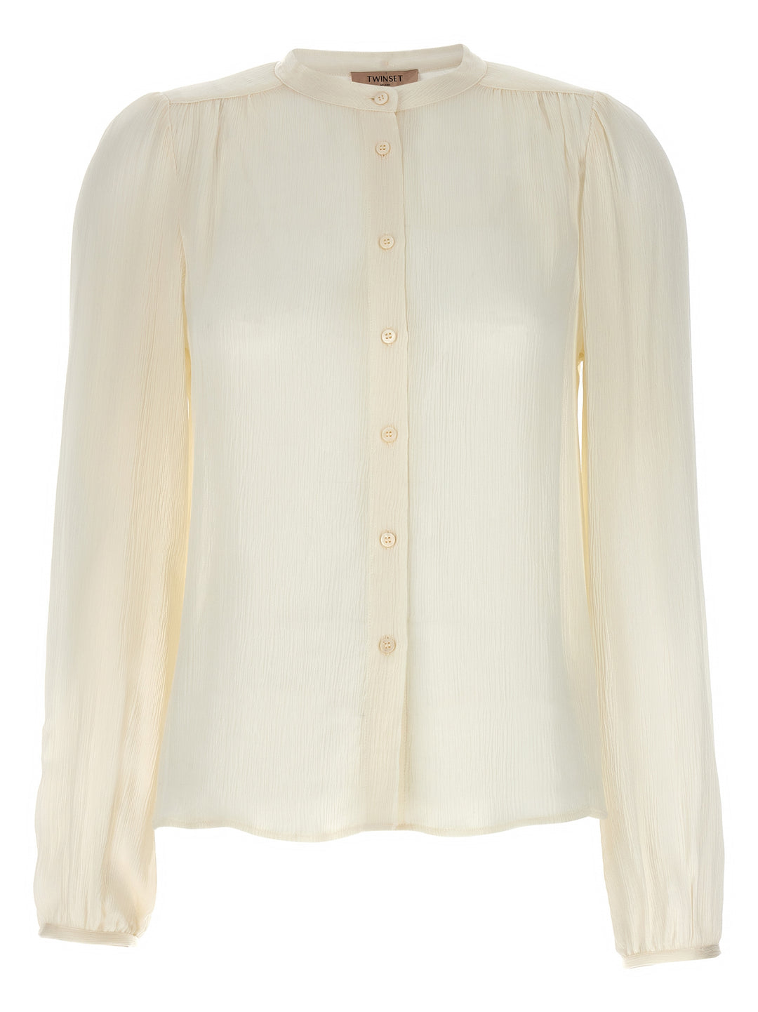 Feather Detail Shirt Shirt, Blouse White