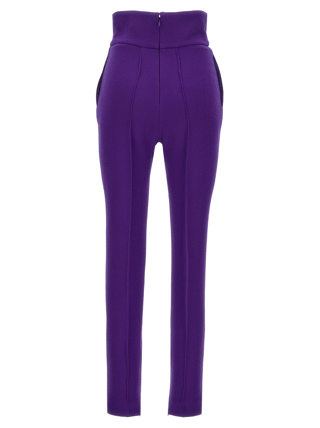 Tailored Trousers Pants Purple