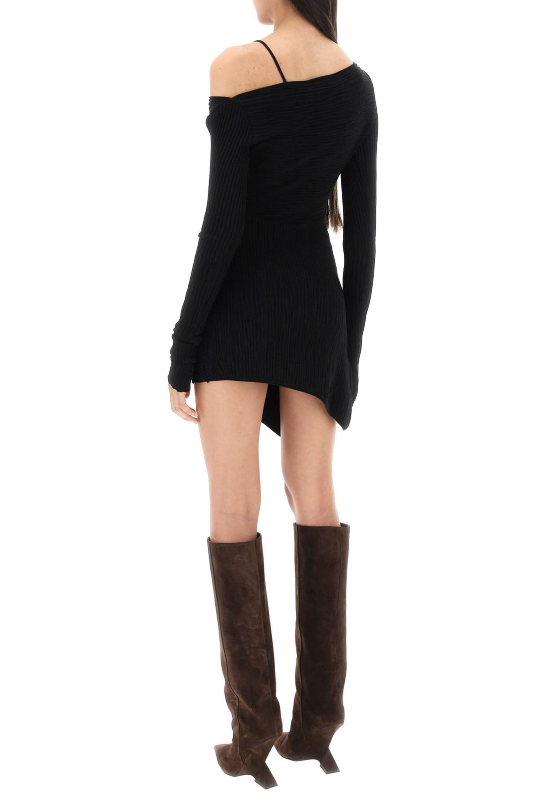 'Desai' Mini Dress In Texturized Knit - The Attico - Women