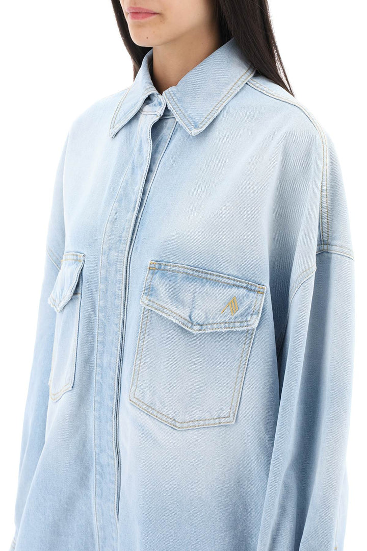 Oversized Denim Overshirt - The Attico - Women