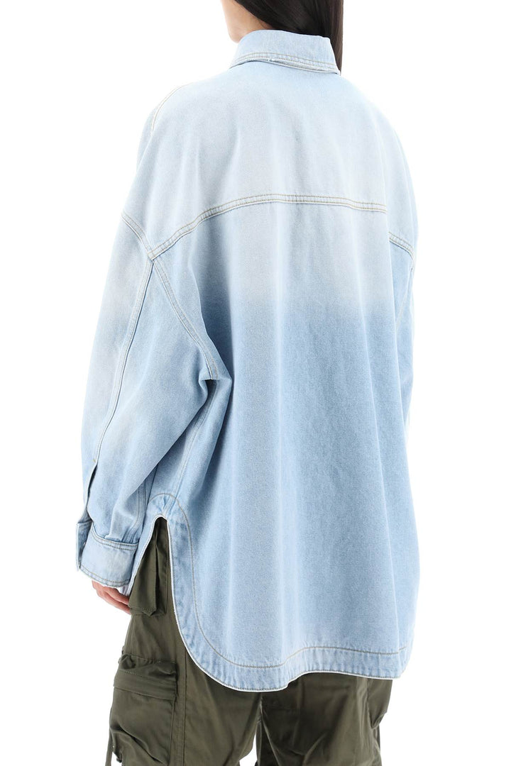 Oversized Denim Overshirt - The Attico - Women