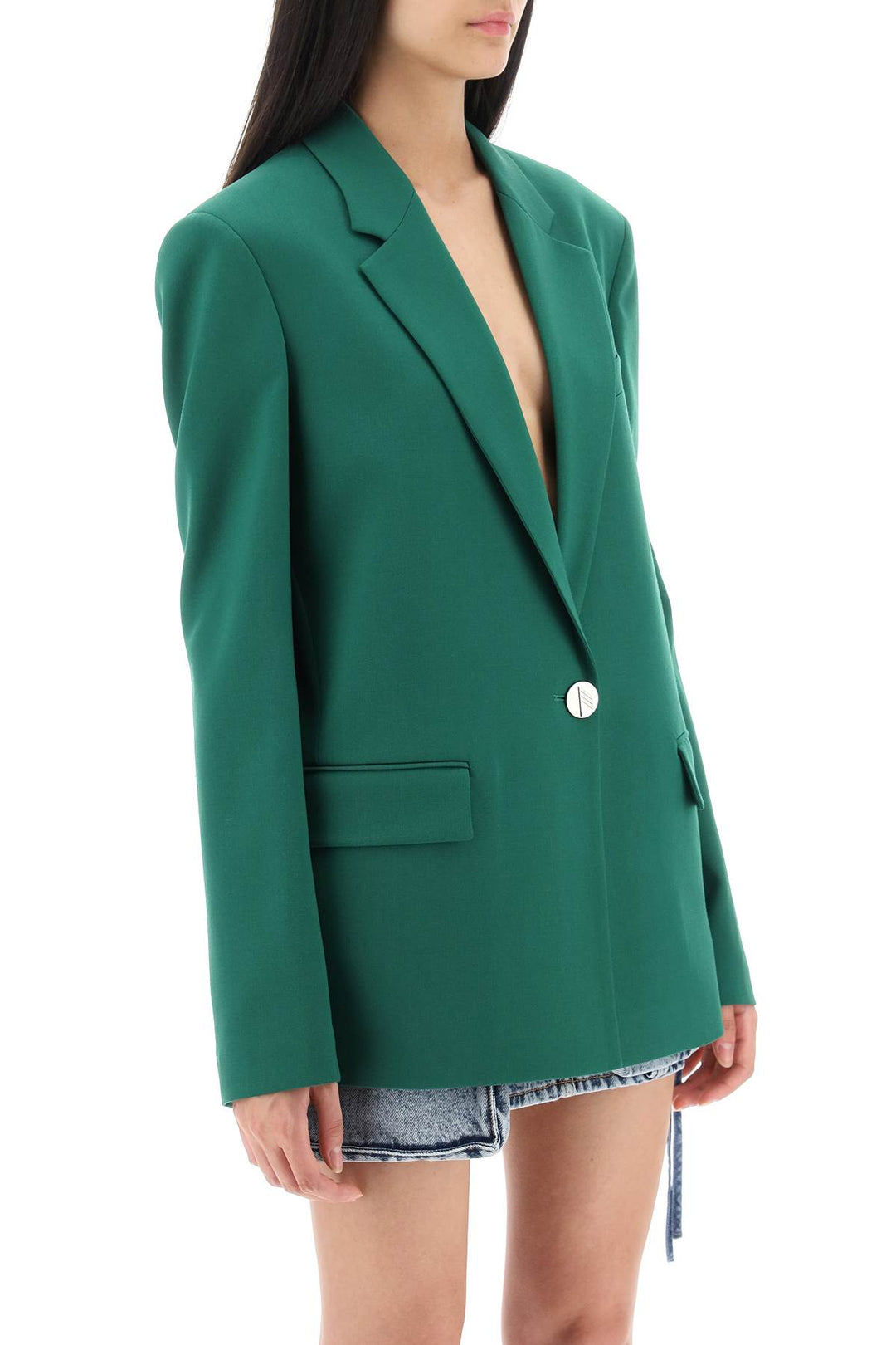 Stretch Wool Bianca Blazer - The Attico - Women