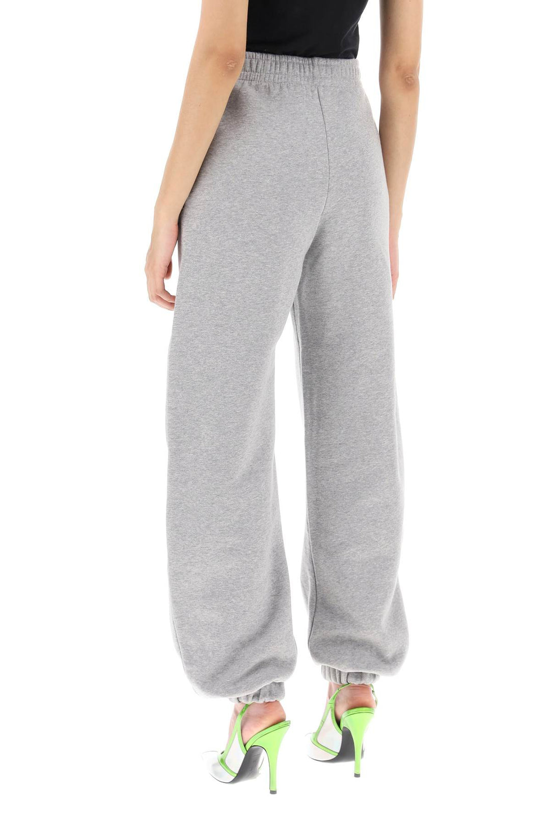 Melange Cotton Sweatpants - The Attico - Women