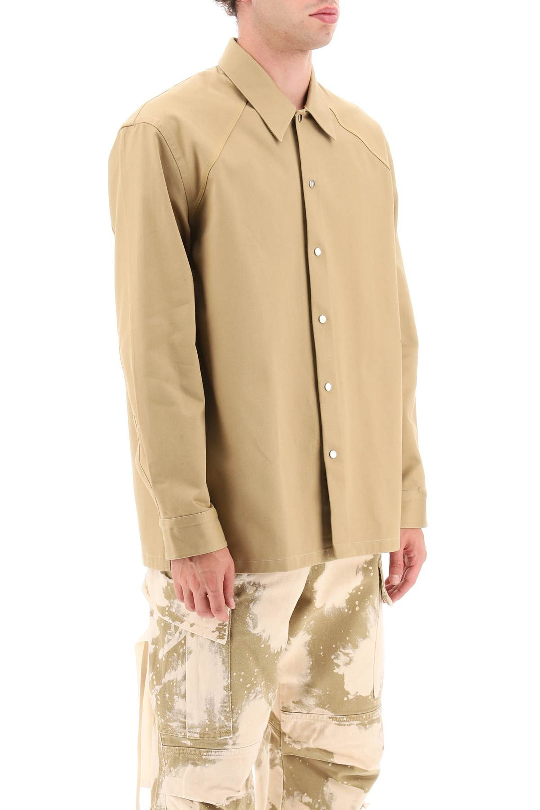 Taiga Drill Overshirt - Oamc - Men