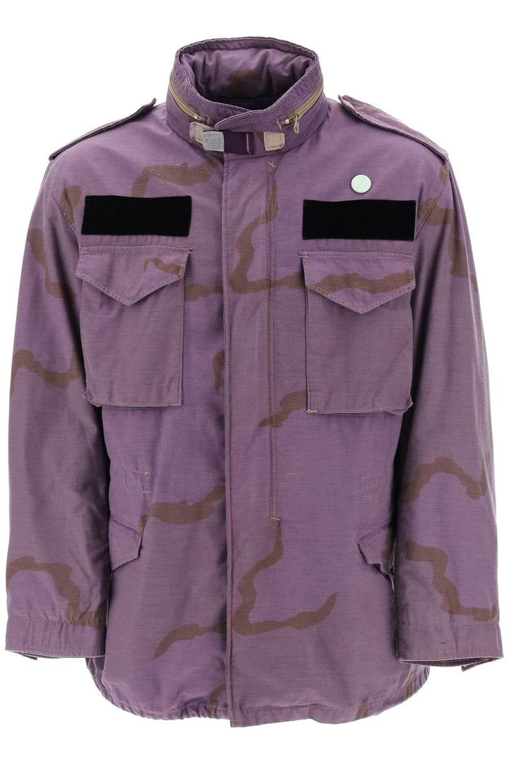 Field Jacket In Cotton With Camouflage Pattern - Oamc - Men