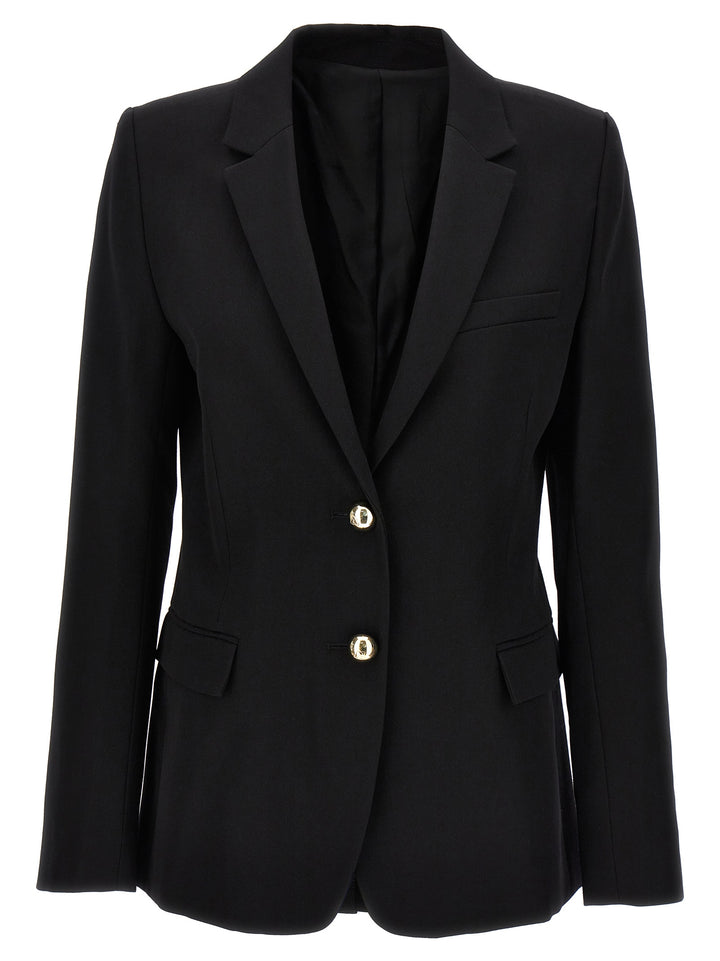 Single-Breasted Blazer Jackets Black