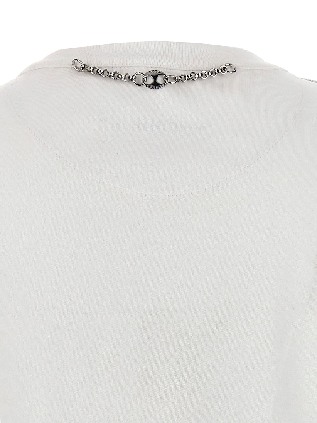 Metal Mesh T-Shirt Silver