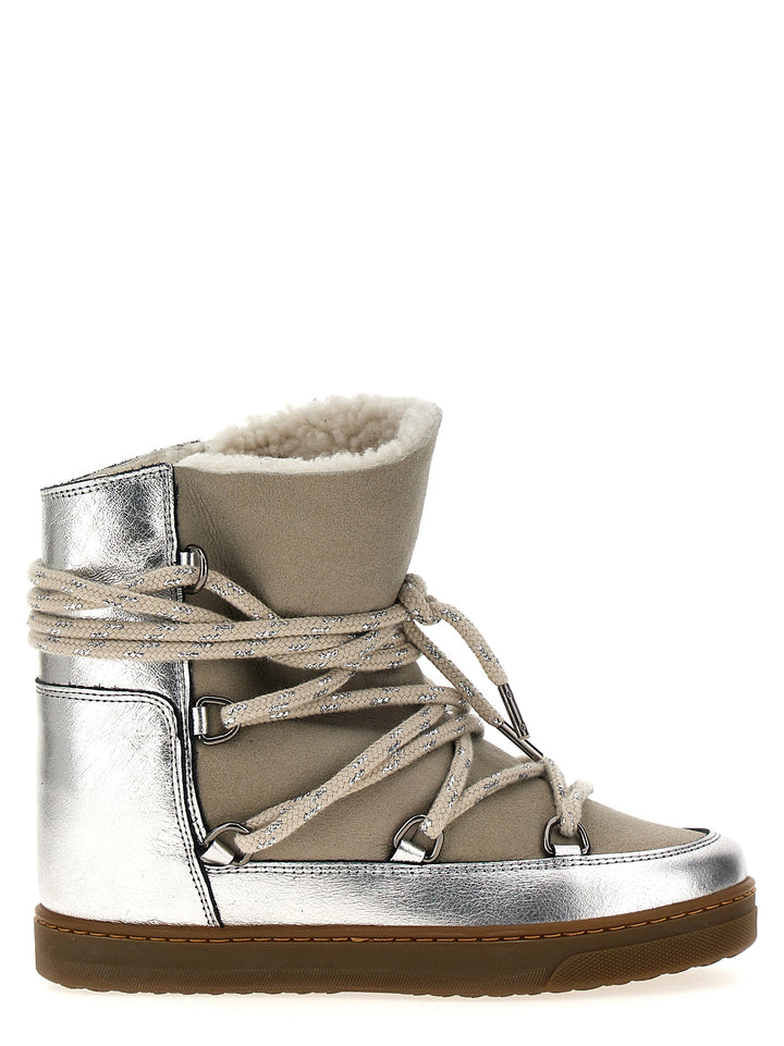 Nowles Boots, Ankle Boots Silver