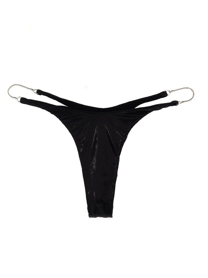 Slip Bikini Catene Beachwear Black