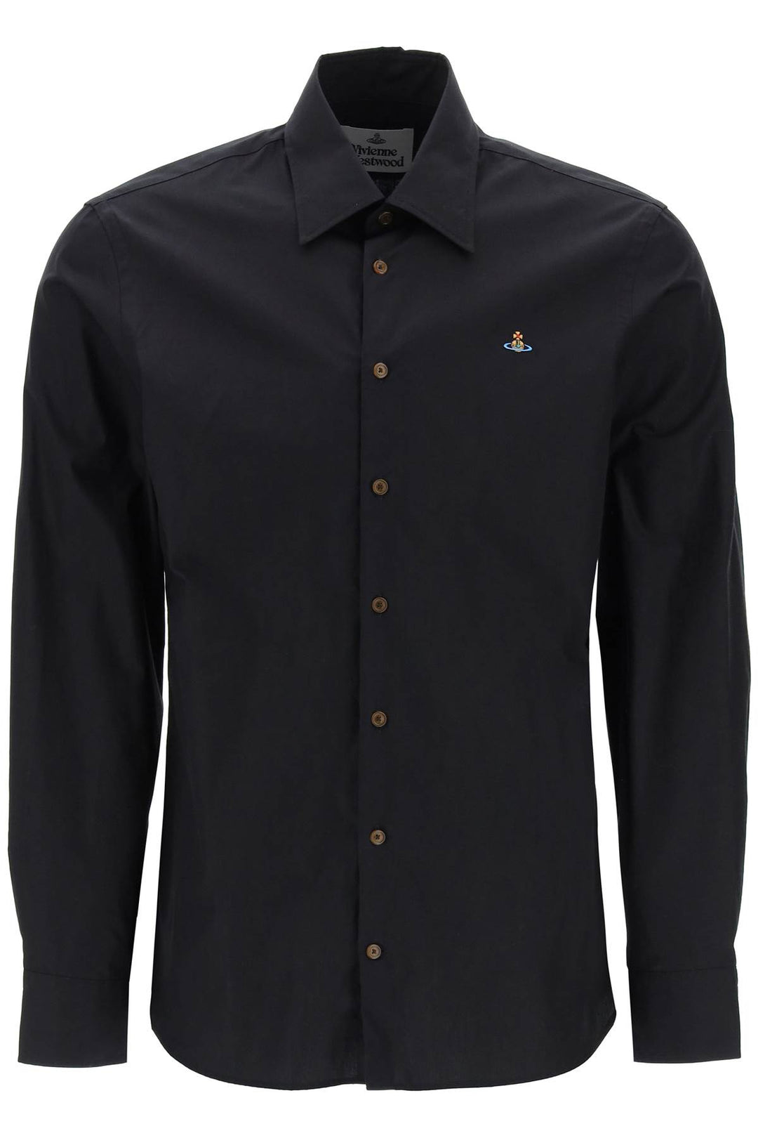 Ghost Shirt With Orb Embroidery - Vivienne Westwood - Men