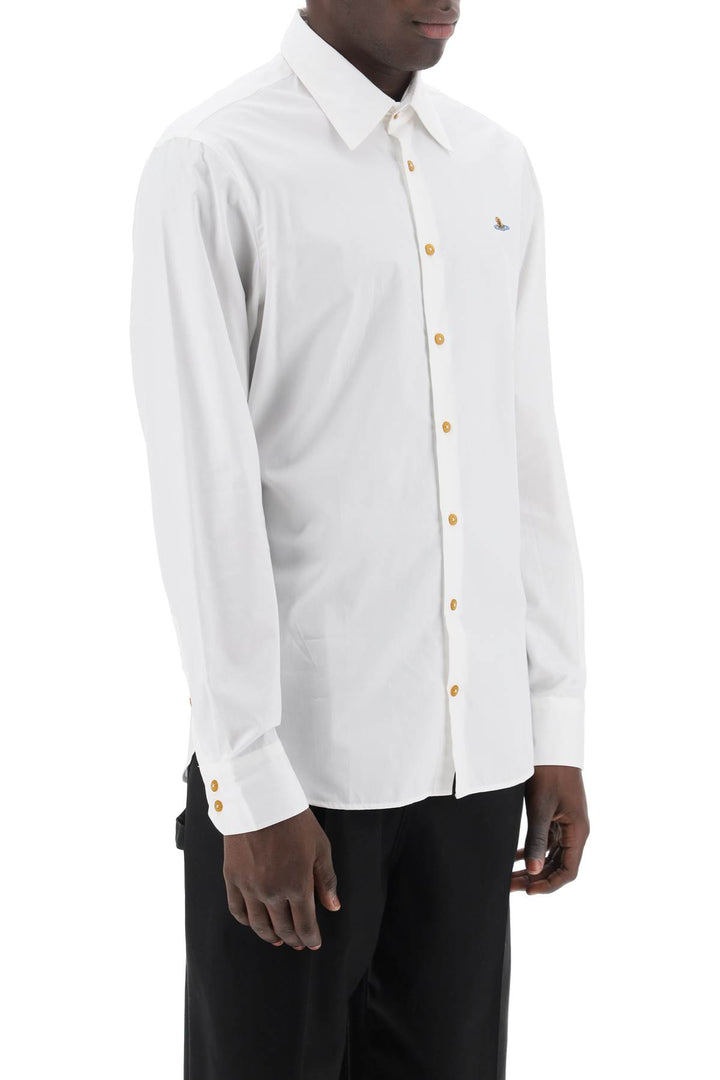 Ghost Shirt With Orb Embroidery - Vivienne Westwood - Men