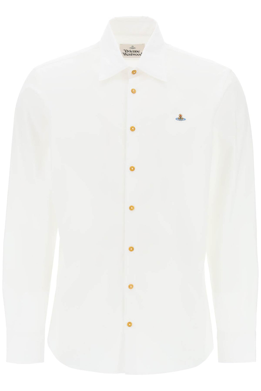 Ghost Shirt With Orb Embroidery - Vivienne Westwood - Men